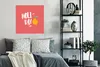 MuchoWow® Poster Rosa - Sommer - Zitrone 75x75 cm - Wand Produktbild-Vorschau 4