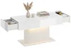 HOMCOM Stolik do salonu z oświetleniem LED, do salonu, Podgląd zdjęcia produktu 1