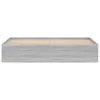 The Living Store Bettgestell Grau Sonoma 180x200 cm Produktbild-Vorschau 6