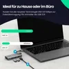 Siltcon® 8-in-1 USB-C Hub Dockingstation – HDMI 4K 30Hz, Produktbild-Vorschau 2