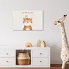 MuchoWow® - Leinwandbilder - Löwe - Eule - Beige - Tiere - Produktbild-Vorschau 3
