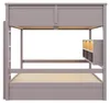 Etagenbett 160x200 cm mit 6 Stauraumschränken, Produktbild-Vorschau 9