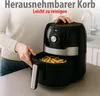 alpina Airfryer 3.5L - Heißluftfritteuse 1-4 Personen - Air Produktbild-Vorschau 4