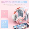 Over-Ear-Kopfhörer,Katzenohr Kopfhörer mit RGB Produktbild-Vorschau 3