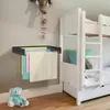 A child's bedroom with a bunk bed and a wall-mounted drying rack. Náhľad obrázku produktu
