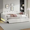 Flieks čalúnená posteľ 140x200cm s výsuvným lôžkom, Náhľad obrázku produktu 2
