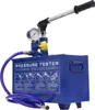 A blue pressure tester pump with a gauge and a handle, set against a white background. Anteprima dell’immagine prodotto
