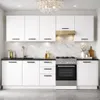 ULWEHOME | Küchenzeile 220 cm Mattweiß, Küchenmöbel-Set Produktbild-Vorschau 6