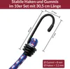 Deuba Set 10 Corde elastiche corde valigia Expander Diverse Anteprima dell’immagine prodotto 3