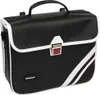 Haberland Einzeltasche Kunstleder 10l Retro schwarz/weiß - Produktbild-Vorschau 1
