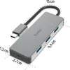 Hama USB-C-Hub 4 Ports, USB 45691 Gen2, 10 Gbit/s, Alu Produktbild-Vorschau 4
