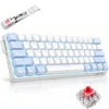 RUHE Mechanische Gaming Tastatur 60% QWERTY USB-C 61 Tasten Produktbild-Vorschau 1