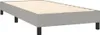 vidaXL Boxspringbettgestell Hellgrau 90x190 cm Stoff Produktbild-Vorschau 3
