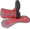 Gummistiefel Mareike, Farbe:rot/grau kariert, Größe:38 Produktbild-Vorschau 4