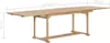 vidaXL Rozkładany stół ogrodowy 180-280x100x75 cm z litego Podgląd zdjęcia produktu 6