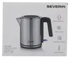 Severin WK 3489 electric kettle 1 L 2400 W Black, Silver Anteprima dell’immagine prodotto 18