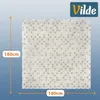 Vilde | Rideau de Douche 180x180 cm - Set avec 12 Crochets Voir les images du produit 5