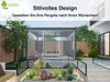 Vertikale Lamellenwand für Pergola | aus Aluminium | 3 Maße Produktbild-Vorschau 7