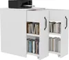 Merax kleines Bücherregal mit Rollen, mobiles Standregal Produktbild-Vorschau 8