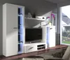 Wohnwand Rumba Anbauwand Wohnkombi Wohnzimmer Weiss matt Produktbild-Vorschau 1