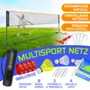 KESSER® Badmintonnetz, Tennisnetz | 300cm | 400cm | 500 cm Produktbild-Vorschau 2