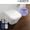 SCHÜTTE Duroplast WC-Sitz WHITE, E-Form, für Geberit RENOVA Produktbild-Vorschau 8