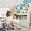 HOMCOM Kinderregal Bücherregal mit Schublade, 3 Produktbild-Vorschau 2