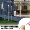 ACXIN citronelové svítilny sada 6 kusů, 115cm olejová Náhled obrázku produktu 3