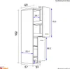 Demi Apothekerschrank Küche - 30 cm breit - Weiß – Nawa Produktbild-Vorschau 6