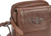Handytasche zum Umhängen Leder 13x21cm "Waxy Vintage" Handy Produktbild-Vorschau 5