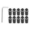 10PCS Motocykl M5x16mm/0.6in Sada šroubů čelního skla Náhled obrázku produktu 3