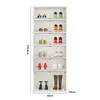 OFMOTRA Schuhschrank weiß 6 Ebenen Schuhregal Schuhkommode Produktbild-Vorschau 2