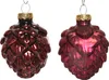 Christbaumschmuck Zapfen Glas Ø 5 cm Länge 7 cm 6 Stück Produktbild-Vorschau 2