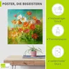 ARTland Poster Gemalte Gänseblümchen Größe: 70x70 cm Produktbild-Vorschau 2
