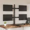 vidaXL Držák monitoru černá ocel VESA 75/100 mm Náhled obrázku produktu 2