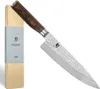 A Shun Premier kitchen knife with its wooden box packaging, presented against a white background. Náhľad obrázku produktu