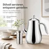 Edelstahl Wasserkessel 1,55 L, Schwanenhals-Auslauf, mit Produktbild-Vorschau 2