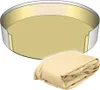 Poolfolie Rund Pool I 350 x 90 cm I 0,6 mm I sandfarben I Produktbild-Vorschau 1