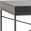 Seaford Schreibtisch 1 Schublade schwarz. Produktbild-Vorschau 13