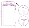 vidaXL Verdunkelungsrollo Weiß 90x230cm Stoffbreite 85,7 cm Produktbild-Vorschau 7