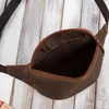 Paolo Peruzzi Echtes Leder Herren Bauchtasche Vintage-Stil Produktbild-Vorschau 11