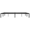 vidaXL Rama łóżka metalowa czarna 180x200 cm Podgląd zdjęcia produktu 6