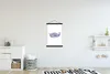 MuchoWow® Textilposter Narwal - Lila - Pastell 60x90 cm mit Produktbild-Vorschau 2
