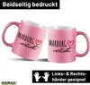 Huuraa Glitzertasse Marburg verliebt 330ml Pink Keramik Produktbild-Vorschau 2