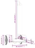 vidaXL Přívěs na jízdní kolo černý 122x53x31 cm Železo Náhled obrázku produktu 8