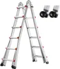 SucceBuy 20ft teleskopický rebrík s A-rámom, kompaktný Náhľad obrázku produktu 1