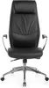 Chaise de bureau en cuir véritable noir Chaise de bureau Voir les images du produit 4