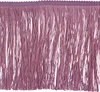Fransenborte 155 mm in Mauve – Glänzendes Zierband für Kissen, Vorhänge & Boho Kleidung. Produktbild-Vorschau