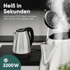 Clatronic® Wasserkocher Edelstahl 1,7L | BPA frei | 2200W | Produktbild-Vorschau 3