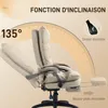 Vinsetto Fauteuil de bureau massant, chaise de bureau, Voir les images du produit 6